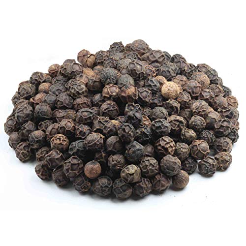Amazon Brand - Happy Belly Tellicherry Black Pepper, Whole Peppe
