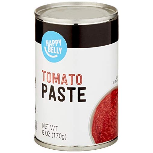 Amazon Brand - Happy Belly Tomato Paste, 6 Ounce