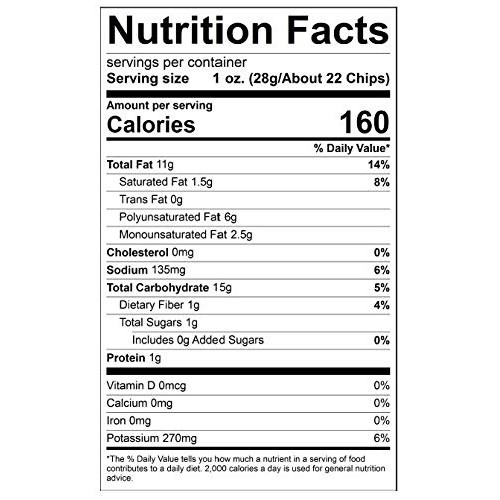 Amazon Brand - Happy Belly Wavy Salted Potato Chips, 11 Ounce