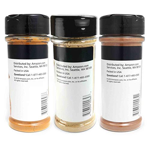 Amazon Brand - Happy Belly Wellness Spices Set: Turmeric, Ginger