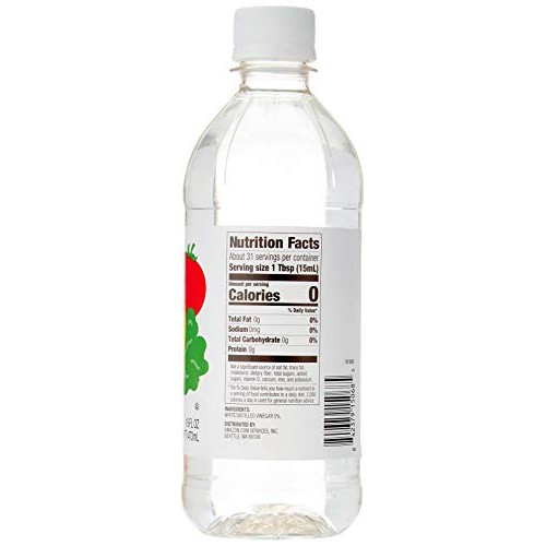 Amazon Brand - Happy Belly White Distilled Vinegar, Kosher, 16 F...