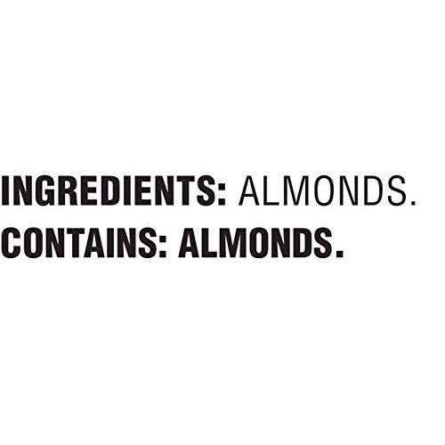 Amazon Brand - Happy Belly Whole Raw Almonds, 48 Ounce