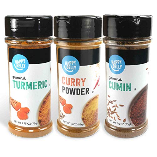 Amazon Brand - Happy Belly Indian Curry Spices Set: Curry Powder