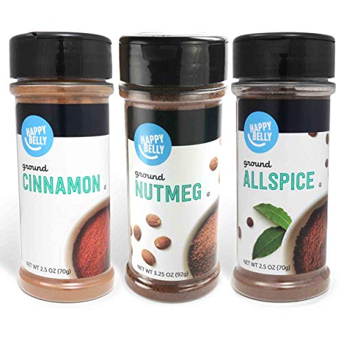 Amazon Brand - Happy Belly Bakers Pantry Spices Set: Cinnamon ,