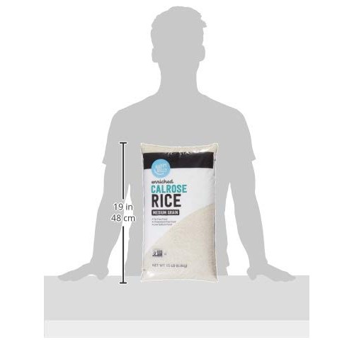 Happy Belly White Calrose Rice Medium Grain 15 Lb
