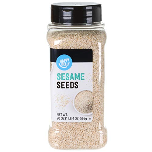 Amazon Brand - Happy Belly Sesame Seeds, 20 Ounce