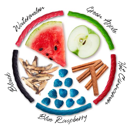 Happy Bites Hot Cinnamon Licorice Twists - Certified Kosher - Go