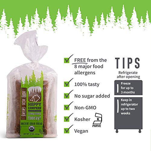 Happy Campers Hemp Hemp Hooray Gluten Free Bread, Multi-Grain, N