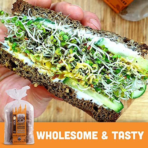 Happy Campers Buckwheat Molasses Gluten Free Bread, Whole Grain,...