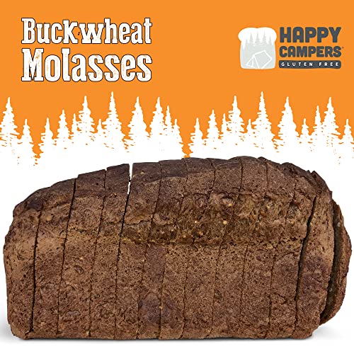 Happy Campers Buckwheat Molasses Gluten Free Bread, Whole Grain,...