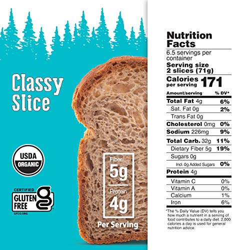 Happy Campers Variety Pack Gluten Free Bread, White Whole Grain,