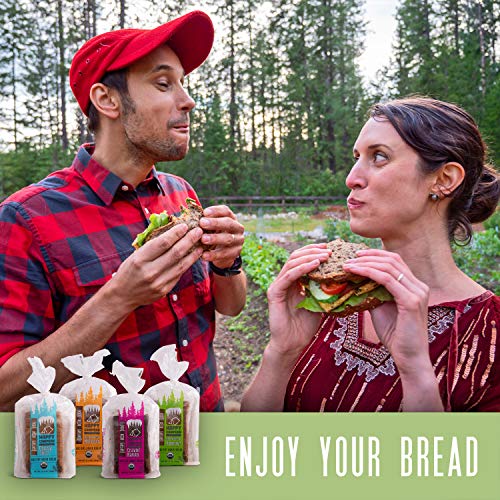 Happy Campers Variety Pack Gluten Free Bread, White Whole Grain,