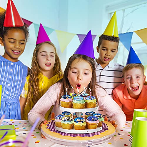 30 X Edible Cupcake Toppers Themed Of Sonic New Movie Collection