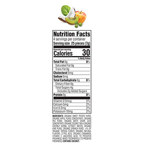 Happy Baby Organic Creamies Freeze-Dried Veggie &Amp; Fruit Snacks W