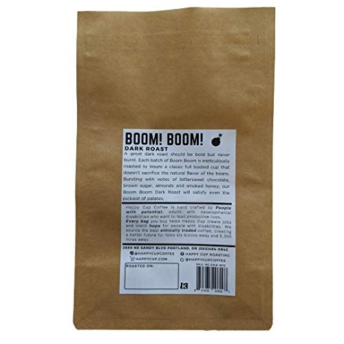 Happy Cup Coffee Dark Roast Coffee, 12 Oz