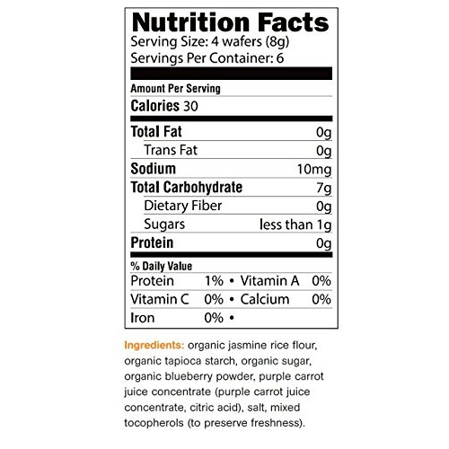 Happy Baby Gentle Teethers Organic Teething Wafers Blueberry Pur