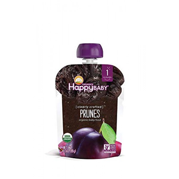 Happy Baby Organic Clearly Crafted Stage 1 Baby Food 1 Prunes 3.