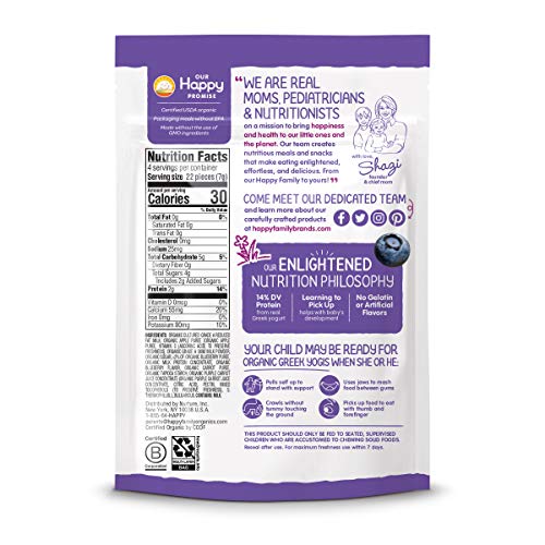 Happy Baby Organic Greek Yogis Freeze-Dried Greek Yogurt And Fru