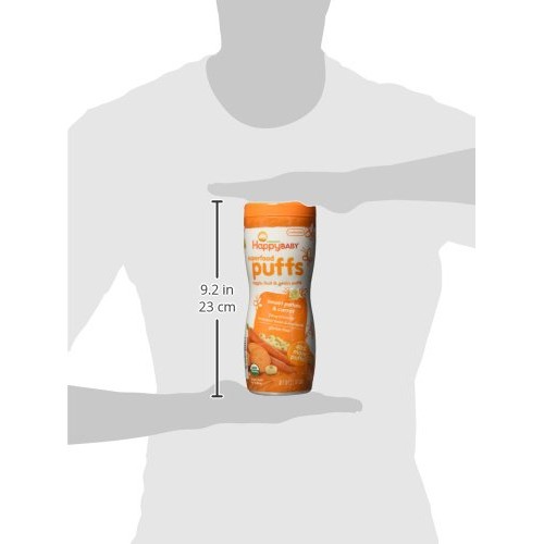Happy Baby Organic Superfood Puffs Sweet Potato &Amp; Carrot, 2.1 Ou
