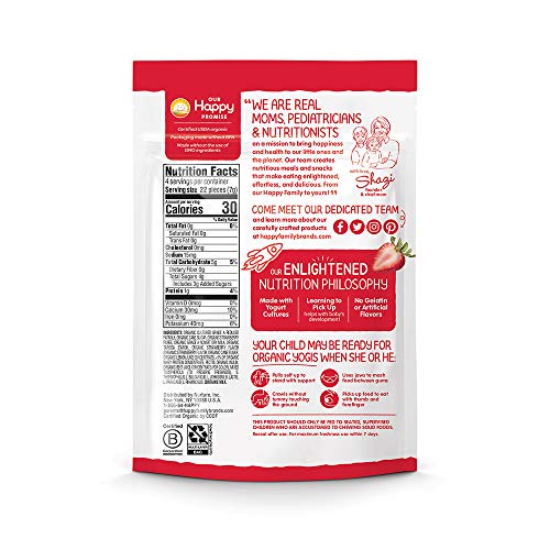 Happy Baby Organic Yogis Freeze-Dried Yogurt &Amp; Fruit Snacks, Var