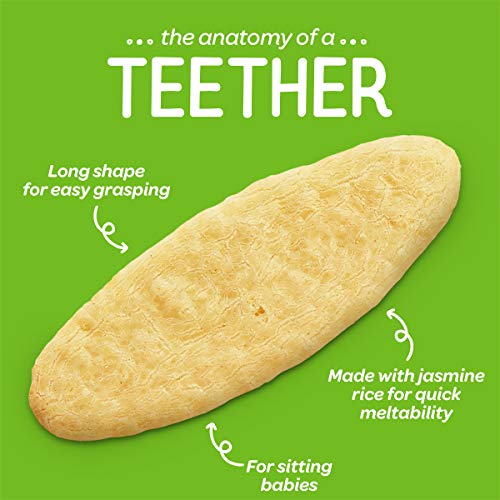 Happy Family Baby Organic Teethers Gentle Teething Wafers 3 Flav