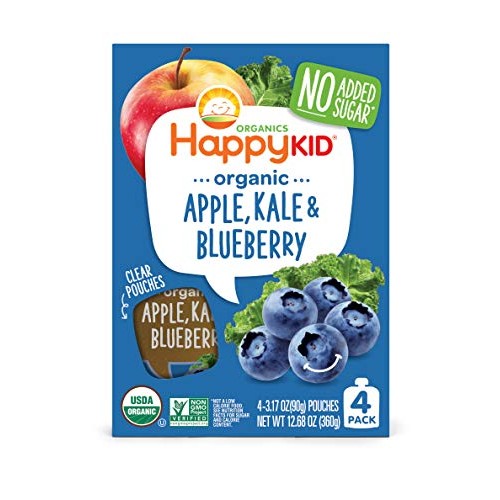 Happy Squeeze Organic Superfoods Twist Organic Apple/Kale/Bluebe