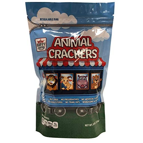 Happy Snacks Natural, Wholesome Animal Crackers, Variety Pack, 8