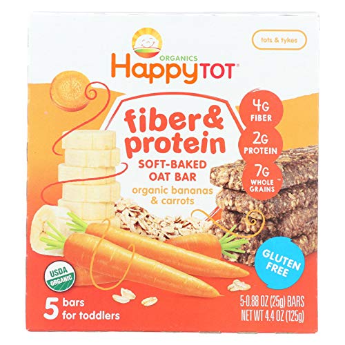 Happy Tot, Br Oat, Og2, Fbr&Amp;Prtn, Bn&Amp;Cr, Pack Of 6, Size - 5/.88