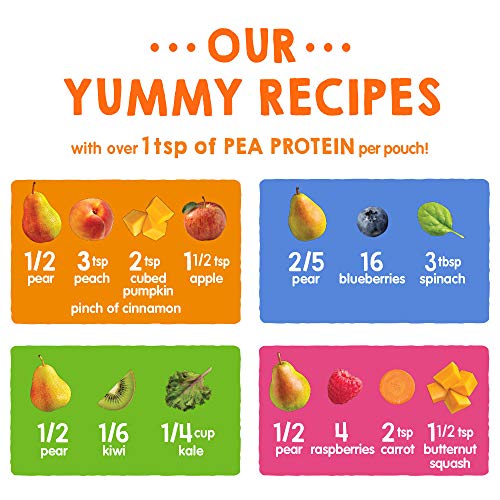 Happy Tot Organic Superfoods Fiber &Amp; Protein Stage 4 Baby Food A