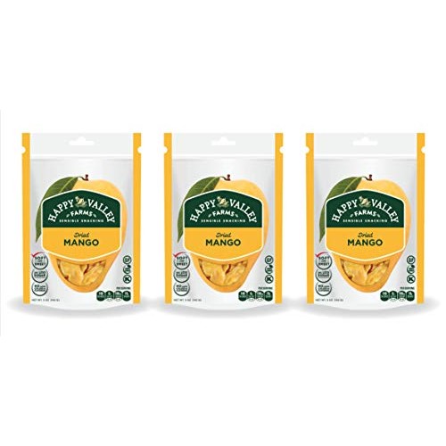 Happy Valley Farms Dried Mango 5 Oz, 3-Pack