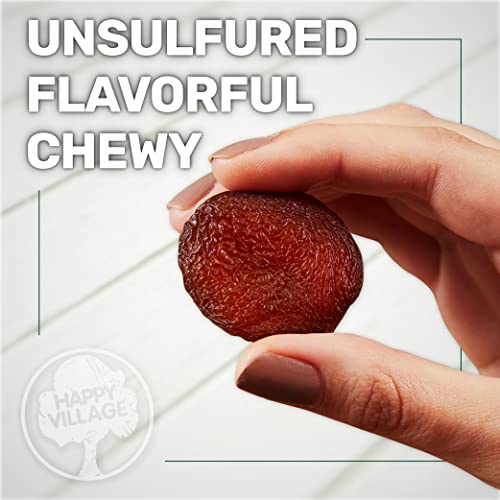 Happy Village Organic Turkish Dried Apricots, No Sugar Added Dri...