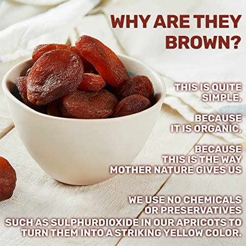 Happy Village Organic Turkish Dried Apricots, No Sugar Added Dri...