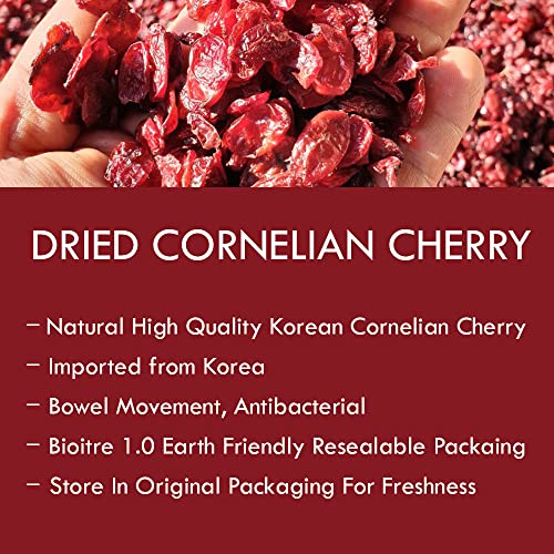 Happy Virus 100% Natural Dried Cornelian Cherry Cornus Fruit, ...