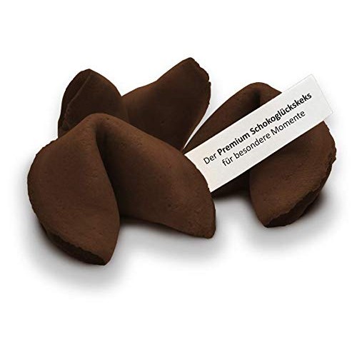 Happy Chocolate Flavored Fortune Cookie - 10 Cookies Per Box - N