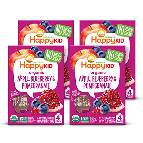 Happy Kid Organic Superfoods Twist Apple Blueberry Pomegranate,