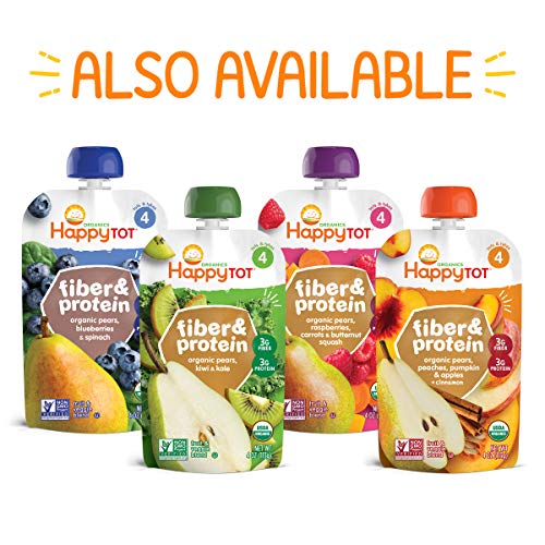 Happy Family Tot Organic Fiber &Amp; Protein Soft-Baked Oat Bars Tod