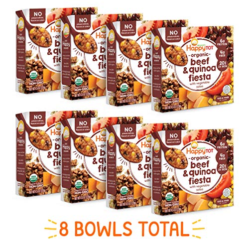 Happy Tot Organic Beef &Amp; Quinoa Fiesta With Vegetable Salsa Meal