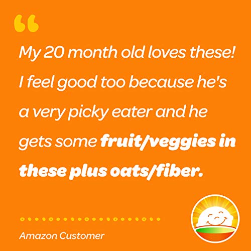 Happy Tot Organics Fiber &Amp; Protein Soft-Baked Oat Bars, Organic