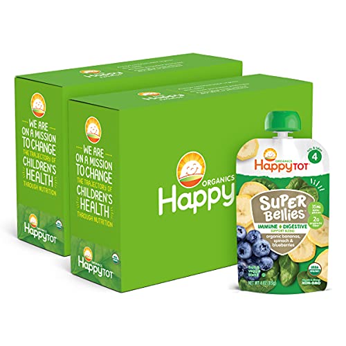 Happy Tot Organics Super Bellies Stage 4 Immune + Digestive Supp