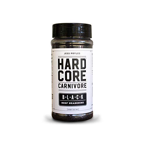 Hardcore Carnivore Black: Charcoal Seasoning For Steak, Beef And