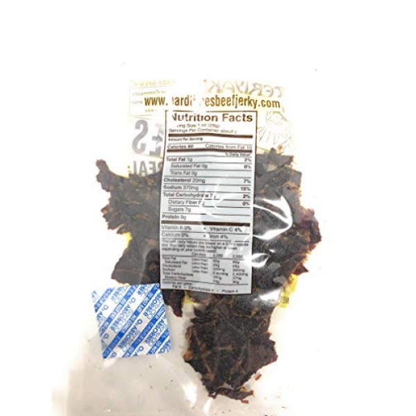 Hard Times Real Beef Jerky, Variety Sampler Pack, No MSG, 2.25 O...