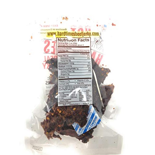 Hard Times Real Beef Jerky, Variety Sampler Pack, No Msg, 2.25 O
