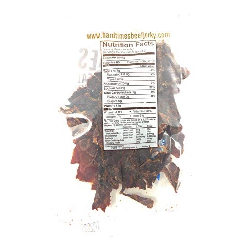 Hard Times Real Beef Jerky, Variety Sampler Pack, No Msg, 2.25 O