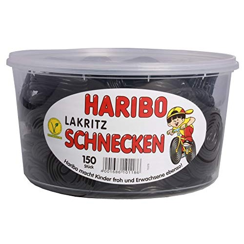 Haribo Lakritz-Schnecken Licorice Wheel 1,5 Kg