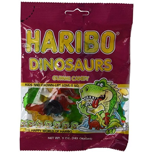 Haribo Dinosaurs Gummy Candy 5 Oz Bag