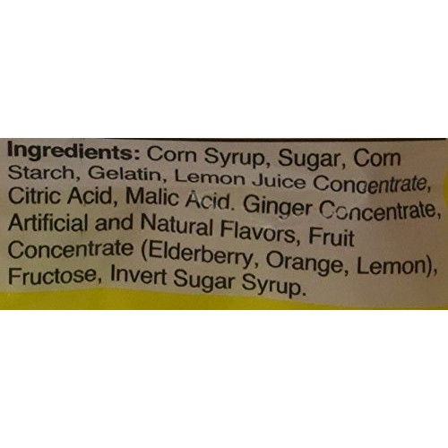 Haribo Ginger-Lemon Gummi Candy 4 Oz Each Pack Of 3