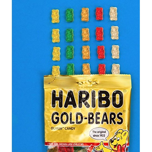 Haribo Goldbears Original Flavor Tub, Individually Wrapped, 54 C