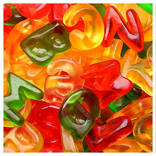 Haribo Gummi Candy, Alphabet Letters, 5 Oz. Bag Pack Of 12