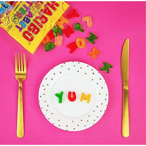 Haribo Gummi Candy, Alphabet Letters, 5 Oz. Bag Pack Of 12