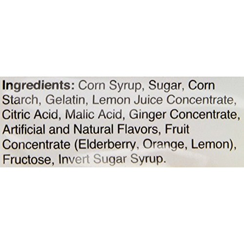 Haribo Gummi Candy, Ginger-Lemon, 4 Oz. Bag Pack Of 12